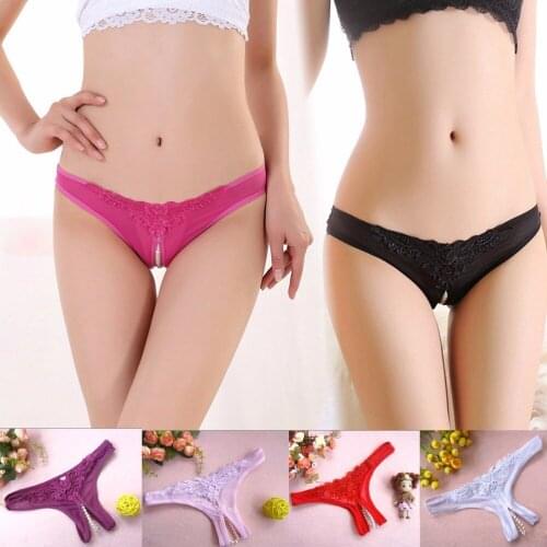 Erotic Thong Knicker sexy panties V-string Hot Sexy Underwear Panties Crotchless