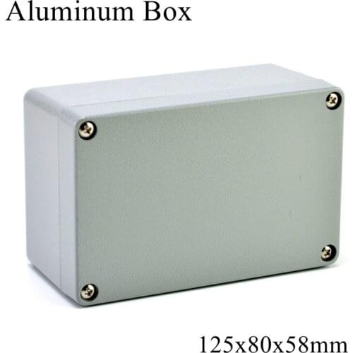 FA2-3 125x80x58mm IP65 Waterproof Aluminum Junction Box Electronic Terminal Sealed Diecast Metal Enclosure Case Connector