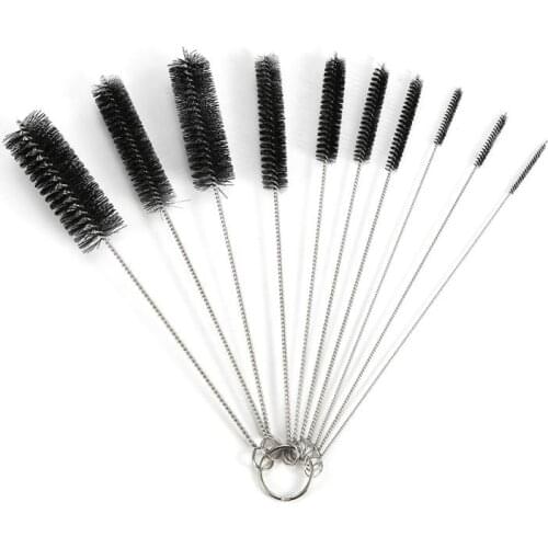 Nylon Cleaning Brush Set Test Tube Cleaning Brush Tubes Drinking Straws Glasses Keyboards Jewelry Cleaning Brushes Clean Tools