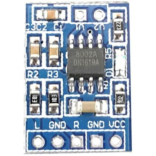 HXJ8002 Mini Amplifier Board Single Channel 3W 2.0-5.5V Audio Amplifier Module Audio Receiver Digital Amplifier Board