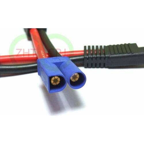 100PCS Cable 10AWG 12cm EC5 Male TO SAE Power Automotive Selling