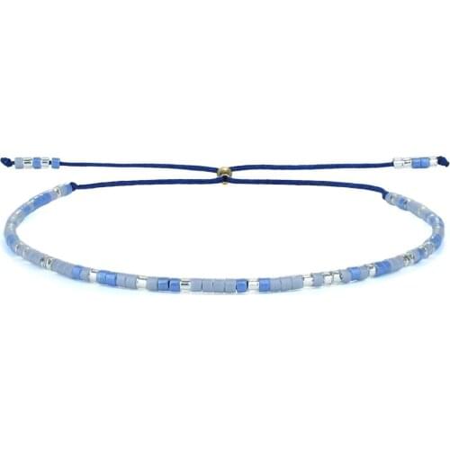 KELITCH Bracelets Charm Miyuki Seed Beaded String Bracelets Handmade Bohemian Strand Wrap Bracelets mandalorian llaveros