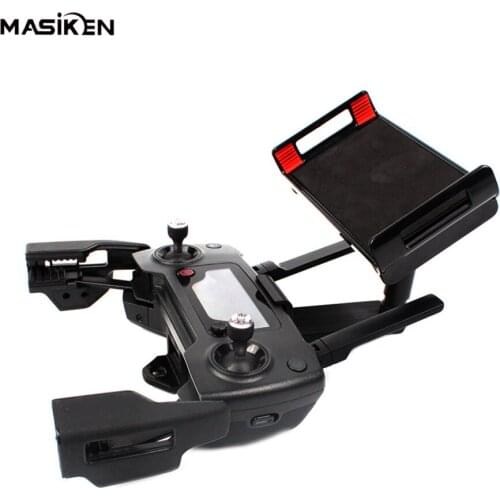MASiKEN Mount Bracket Monitor Front View Holder for DJI Mavic Pro /DJI Spark Drone Remote Control Clip Stand 7.9' 9.7' 10.5