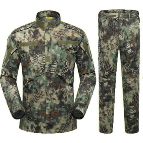 Desert & Jungle Military Jacket Tactical Clothing Warrior Combat-proven Airsoft Uniform Camouflage Suit S-XL Man Costumes ACU