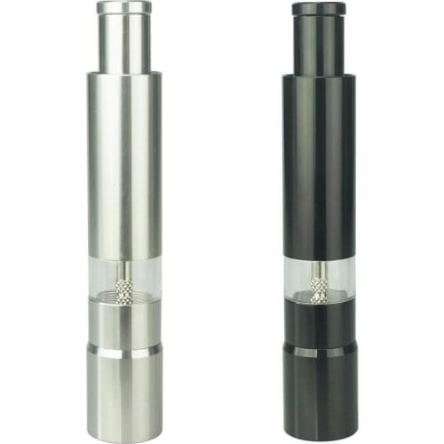 Thumb Push Pepper Mill,Customization Portable Salt Grinder,Event Logo Advertised Gift,Promotional Giveaway