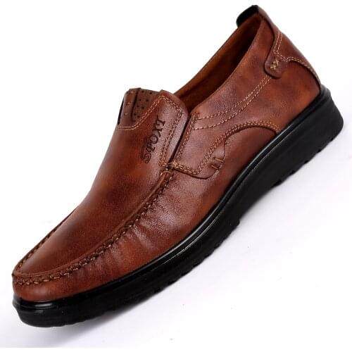 Men Casual Shoes Breathable Loafers Sneakers New Fashion Comfortable Flat Handmade Retro Leisure Loafers Shoes Men Shoes