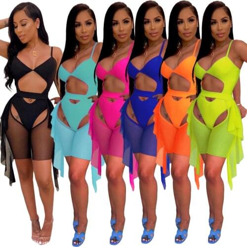 MXPZSP Swimwear With Mesh