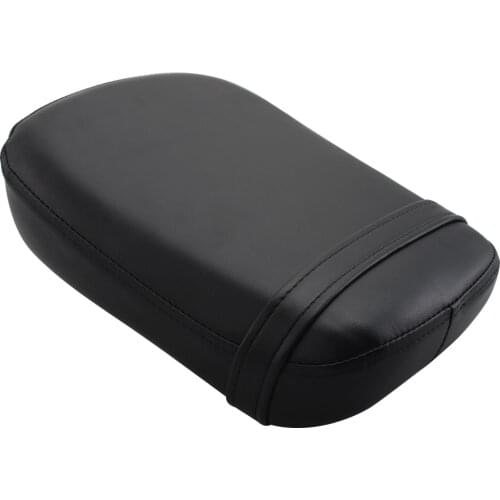 Black Leather Passenger Rear Seat Pillion Pad For Honda Shadow Spirit ACE VT750 VT750C VT750CD 98-03 Motorcycle Accessories
