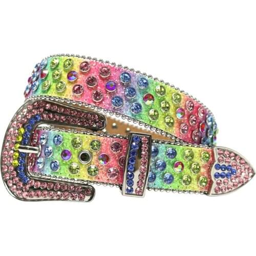 New Fashion Rhinestones Belts Luxury Pin buckle Belt High Quality Western Crystal Studded Belt Ceinture Femme Cinto De Strass