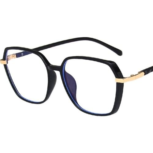 Unisex Blue Light Blocking Computer Glasses Womens 2021 New Fashion TR90 Frame Vintage Square Eyewear Anti Eyestrain Eyeglasses