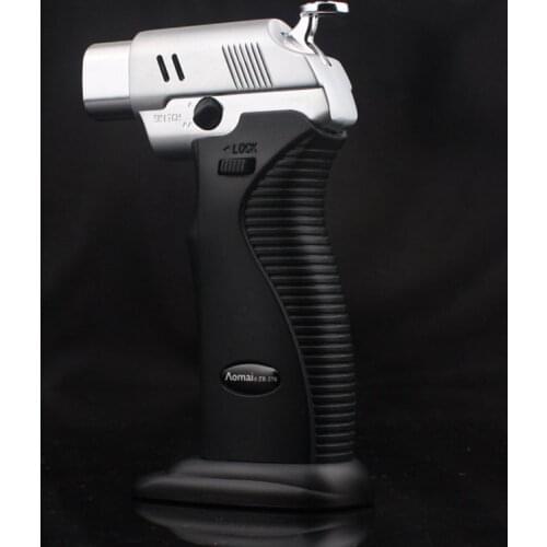 Single/double flame switching Butane Jet 1300C Workshop Turbo Torch Lighter-Wild Barbecue Supplies