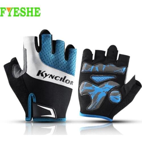 Men Women Cycling Anti-slip Anti-sweat Half Finger Gloves Breathable Anti-shock Sports Gloves MTB Bike Bicycle Glove
