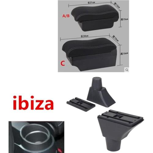For Seat ibiza armrest box