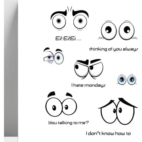 AZSG Vivid Eyes Clear Stamps For DIY Scrapbooking/Card Making/Album Decorative Silicone Stamp Crafts