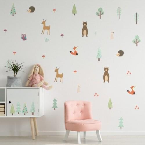 North Europe macarone childrens room girls' room wall cartoon wall sticker decoration wall sticker