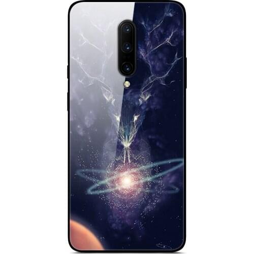Glass Case For Oneplus 7 Pro Phone Case Phone Cover Phone Shell Back Bumper Series 2