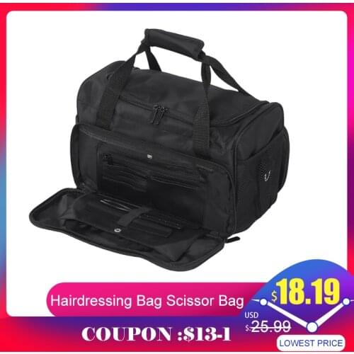 Hairdressing Bag Scissor Bag Large Capacity Hair Stylist Cosmetic Organizer Grooming Toiletry Travel Bag Makeup Case