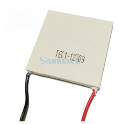 40x40x3.4mm 9A 15.5V 82W TEC1-12709 Thermoelectric Cooler Peltier Heatsink