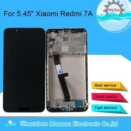 5.45" Original M&Sen For Xiaomi Redmi 7A LCD Screen Display With Frame+Touch Screen Panel Digitizer For Xiaomi Redmi 7A