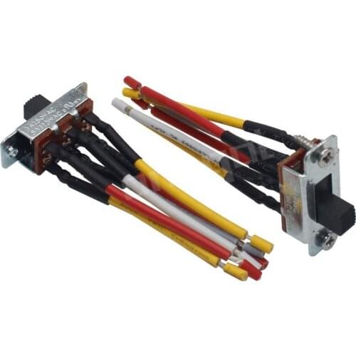 Zing ear 3a 250vac ZE-209-22 celling fan reverse direction DPDT on on Panel Mount Vertical wiring Slide Switches