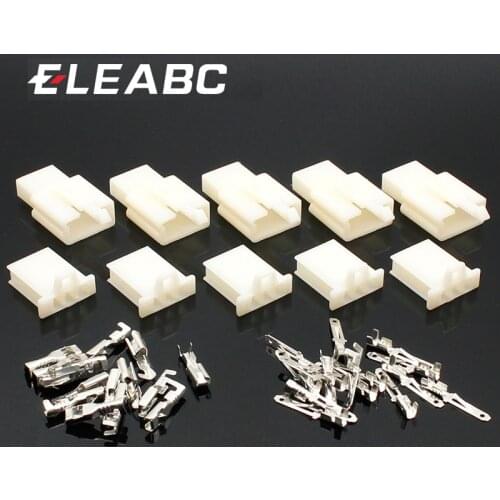 5set/lot 2.8mm 3 pin Automotive 2.8 Electrical wire Connector Male Female cable terminal plug Kits Motorcycle ebike car