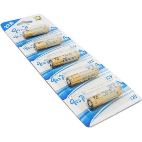 5pcs/ lot GODP 27A A27 12V Alarm-Remote Dry Alkaline Battery Cells 27AE 27MN Car Remote Watch Calculator