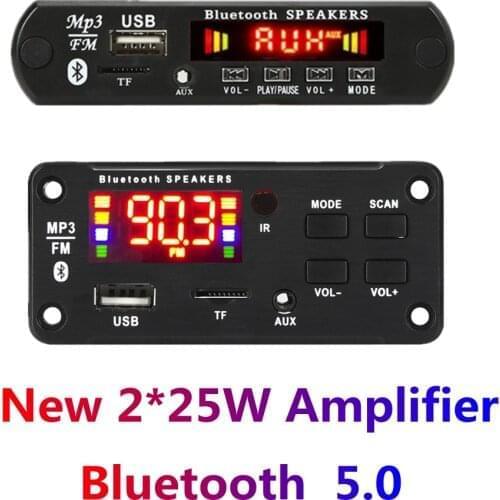 50W digital audio Bluetooth 5.0 + amplifier board dual channel digital power supply audio amplifier power amplifier board