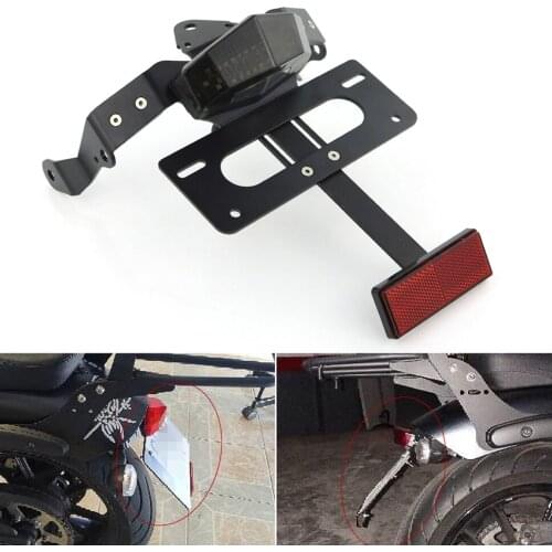 Tail Tidy Fender Eliminator Fit For Kawasaki Vulcan S 2015-2021 Vulcan Cafe 2018-2021 Motorcycle Number License Plate Holder