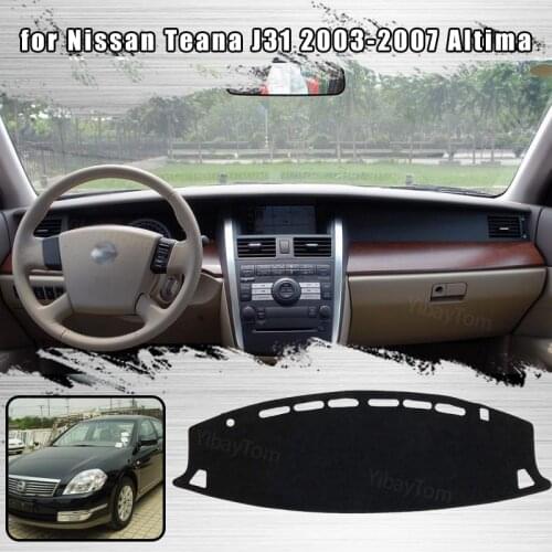 Car Dashboard Cover Dash Mat for Nissan Teana J31 2003-2007 Altima Auto Non-slip Sun Shade Pad Carpet
