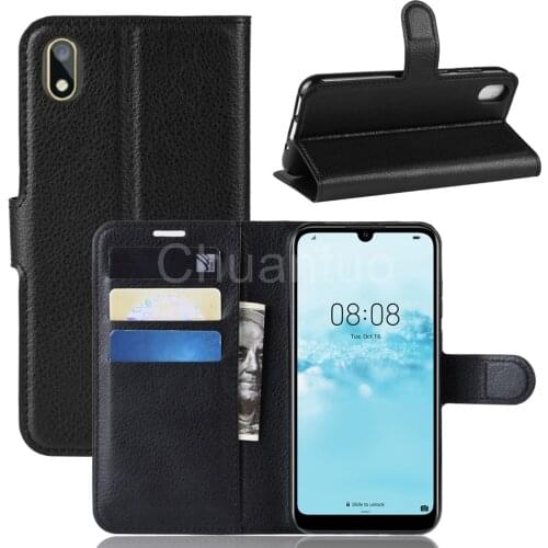 Book Style PU Leather Case Cover for Huawei Y5 2019 Flip Wallet Phone Bags Cases with Stand for Huawei Honor 8S/Honor 8S 2020