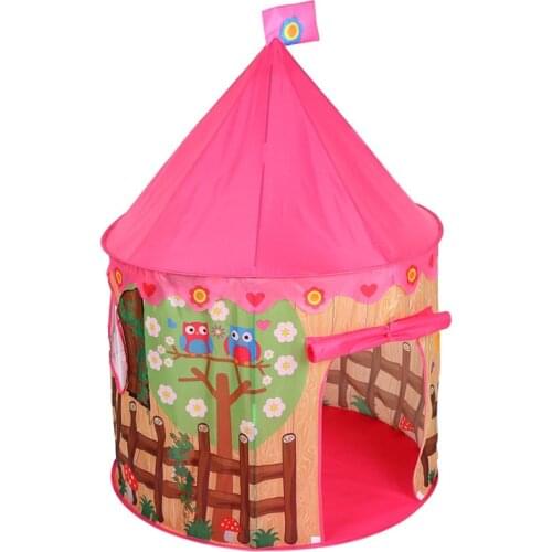 Kid Pink Play House Ball Pit Pool Play Tent Toy Outdoor Indoor Fun Toys Castle Villa Foldable Play Tents Toys For Children Kids