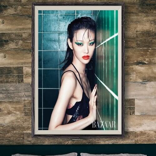 E296 Sora Choi. Harpers Bazaar Korea Sexy Model Movie Star Wall Silk Cloth Poster Art Home Decoration Gift