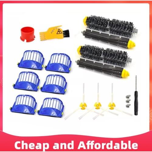 Aero Vac Filter Main Side Brush For iRobot Roomba 600 Series 605 615 616 620 621 631 651 650 690 680 Robot Vacuum Cleaner Parts