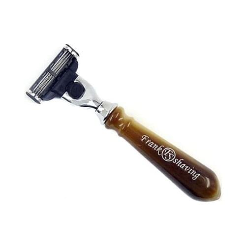 Frank Shaving-3 Layers Blade Shaving Razor, Faux Horn Handle+FREE SHIPPING #MA-05FH