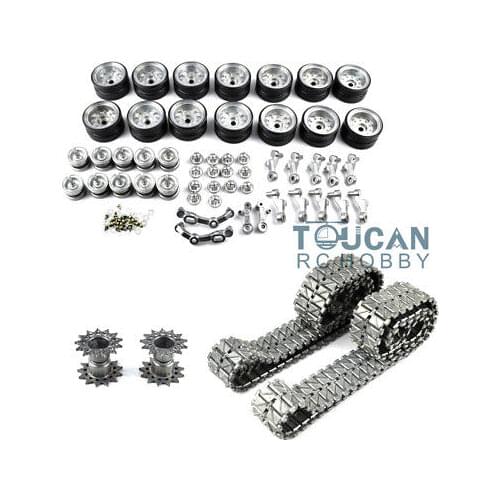 HengLong 1/16 M26 Pershing RC Tank 3838 Metal Tracks Sprockets Idlers Road Wheel THZH0147
