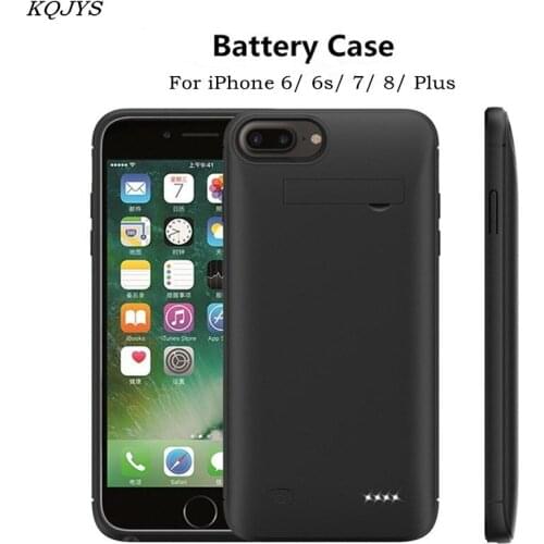 KQJYS Power Bank Battery Charger Cases for iPhone 6 6s SE Portable Backup Battery Charging Case For iPhone 7 8 Plus Battery Case