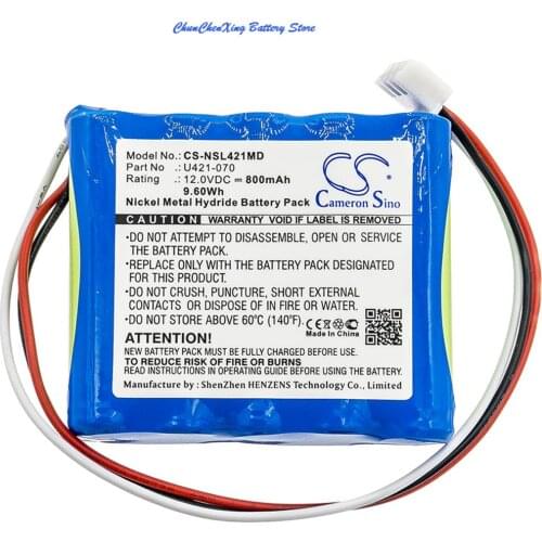 Cameron Sino 800mA Medical Battery for NSK EndoMate DT,Endo-Mate DT,X-SMARTU421-070, For Endo-Mate NE131, NE169, EM13M, U421070