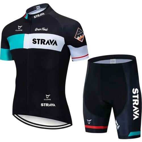 Pro Team Cycling Summer Clothes For Male Short Sleeve Knitting Clothes Professional Mountain Bike Jersey Suit Bicycle Sport Sets