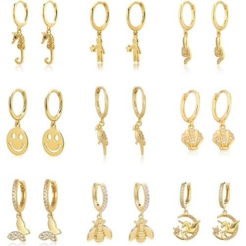 Colorful Chili Yellow Red Blue Enamel Dangle Drop Earring Clips Piercing Pendiente Daily Punk Party Jewelry Aretes Wholesale