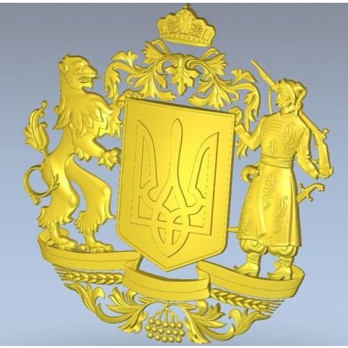 3D Model STL format relief for CNC Emblem_1