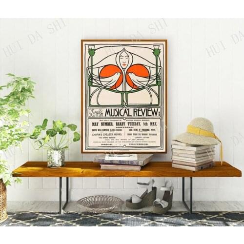 Scottish Art Nouveau Poster by Charles Rennie Mackintosh