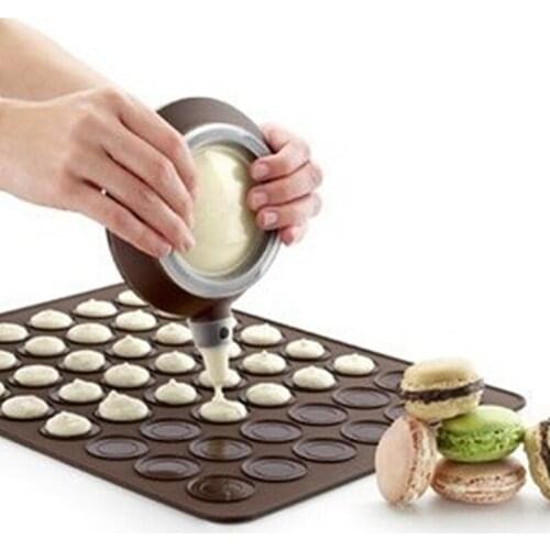 Silicone Macaron Macaroon Pastry Oven Bakeware Mould Sheet Mat 30-Cavity DIY Mold Bakeware Mat Useful tools