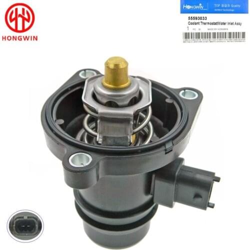 Coolant Thermostat Housing with Seal 55593033 For Chevrolet Aveo Cruze Opel Adam Astra Corsa Meriva Peugeot 306 405 Vauxhall