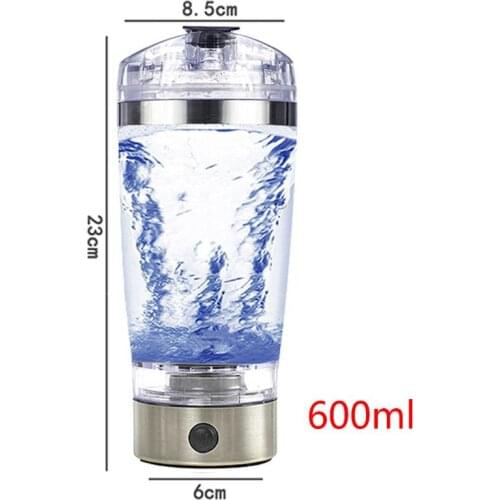 USB Rechargeable Electric Mixing Cup Portable Protein Powder Shaker Bottle Mixer GXMA