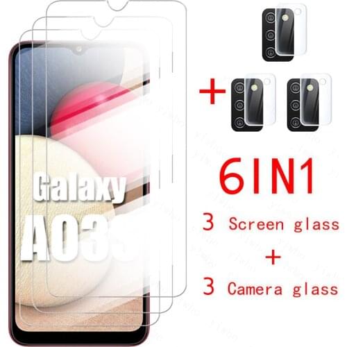 Full Tempered Glass For Samsung Galaxy A32 5G A31 A30 A03S Screen Protector Full Cover Camera Lens Film For Samsung A03S Glass