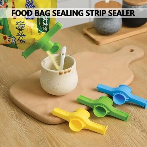 Bag Clip Snack Fresh Food Storage Sealing Kitchen Mini Vacuum Sealer Food Clip With A Cap Type Spray Nozzle Kitchen accessories