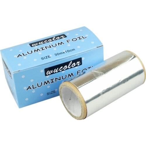 1 Roll Tin Foil Aluminum Paper Foil Thick Hairdressing Nail Art Tips Hair Standard Remover UV Gel Wraps Polish Remove