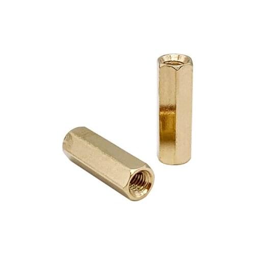 20pcs M3 brass screw standoff spacers hex isolation column pillar screws isolated support PCB bolts 5mm-50mm long