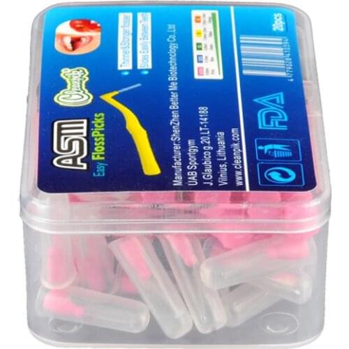 20Pcs Interdental Brush Toothbrush Cleaner Tooth Orthodontics Tooth Brush Toothpick Oral Care Tool