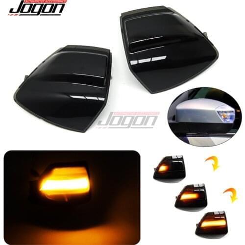 2X For Ford S-Max 07-14 Kuga C394 08-12 C-Max 11-19 LED Dynamic Turn Signal Light Side Mirror Sequential Blinker Indicator Lamp